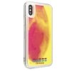 Guess GUHCPXGLCPI iPhone X/Xs różowy/pink hard case California Glow in the dark